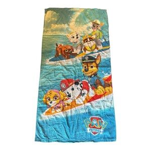 Paw Patrol Adventure Beach Towel - Blue and Red
